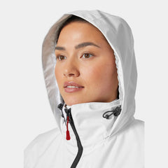 Women’s Crew Hooded Midlayer Sailing Jacket 2.0 - 001 WHITE