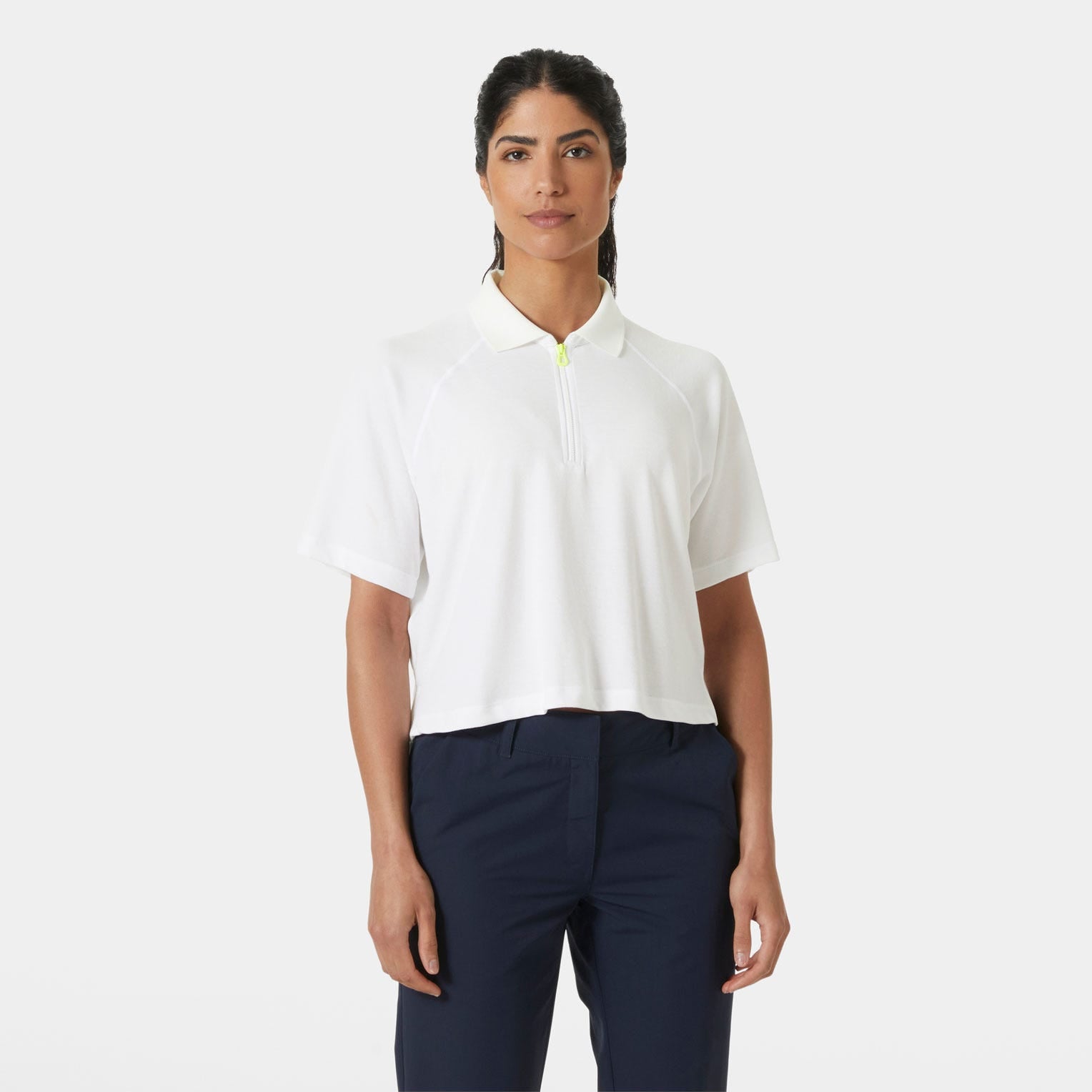 Women's Inshore Zip Crop Polo