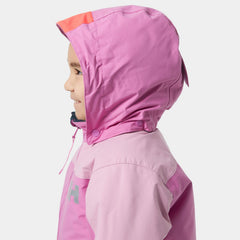 Kids’ Rider Insulated Ski Jacket - 089 META PINK