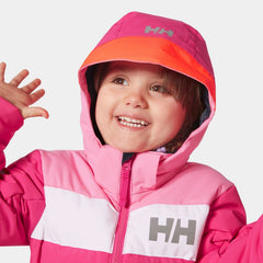 Kids’ Vertical Insulated Ski Jacket - 181 DRAGON FRUIT