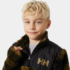 Juniors' Champ 1/2 Zip Midlayer - 718 SEPIA AOP