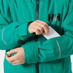 Juniors’ Quest Ski Jacket - 466 SIGNAL GREEN