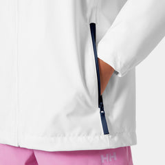 Juniors' Crew Hooded Midlayer Jacket 2.0 - 002 WHITE
