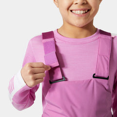 Junior Girls’ Stellar Bib Pants - 089 META PINK