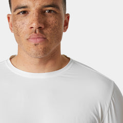 Men's Shine Long Sleeve Crew - 001 WHITE