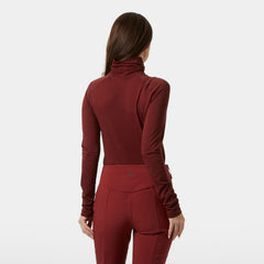 Women's HH Durawool High Neck Long Sleeve - 180 MARS RED