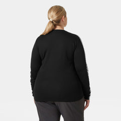 Women’s HH LIFA® Long-Sleeve Crew Base Layer - 990 BLACK