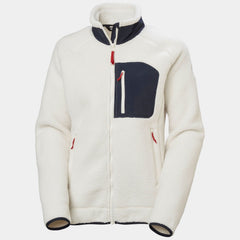 Women’s Imperial Pile Fleece Block Jacket - 048 SNOW