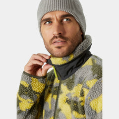 PANORAMA PRINTED PILE JACKET - 452 BRIGHT MOSS