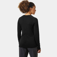 Women’s HH Durawool Crew Long Sleeve - 990 BLACK