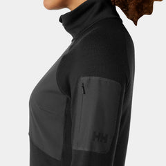 Women’s LIFA® Merino Wool Midlayer Half Zip - 990 BLACK