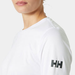 Women's HH Tech Crew Long Sleeve 2.0 - 001 WHITE
