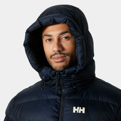 Men's Oslo Graphic Puffy Jacket - 597 NAVY HOUNDSTOOTH AOP