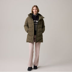 Women's Helly Puff Down Parka - 431 UTILITY GREEN