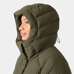 Women's Helly Puff Down Parka - 431 UTILITY GREEN