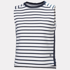 Women's Capri Summer Top - 001 WHITE NAVY