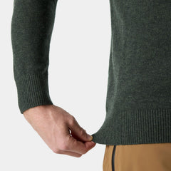 Men’s Afton Knitted Half-Zip - 418 DARK JUNGLE