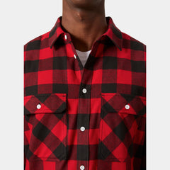 Men's Lokka Flannel Shirt - 162 RED BUFFALO CHECK
