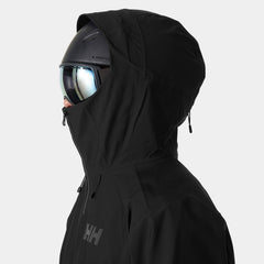 Men's Verglas Backcountry Ski Shell Jacket - 990 BLACK