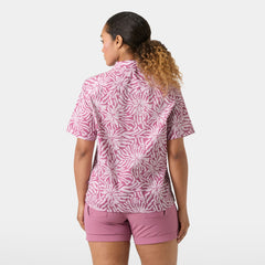 Women's Holmen Short Sleeve Shirt - 664 WILDBERRY STRIPE