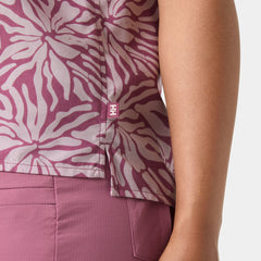 Women's Holmen Short Sleeve Shirt - 664 WILDBERRY STRIPE