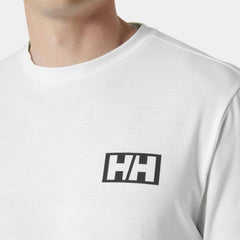 Men's Skog Graphic Long Sleeve Tee - 001 WHITE