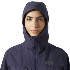 Women's AWE 2.5-Layer Shell Anorak - 660 BLACK GRAPE