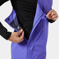 Women's Emiko Shell Bib Pants - 690 ULTRA VIOLET