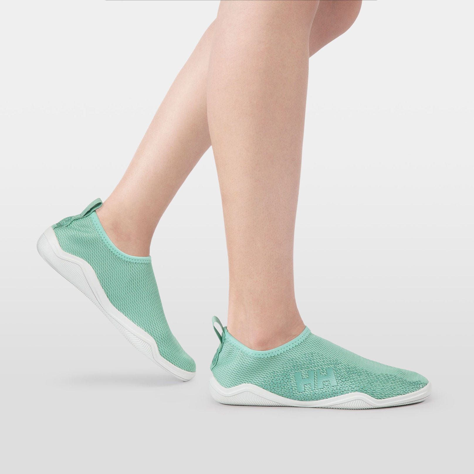Women's Crest Watermoc Shoes - 416 LAGOON / NIMBUS CLOUD