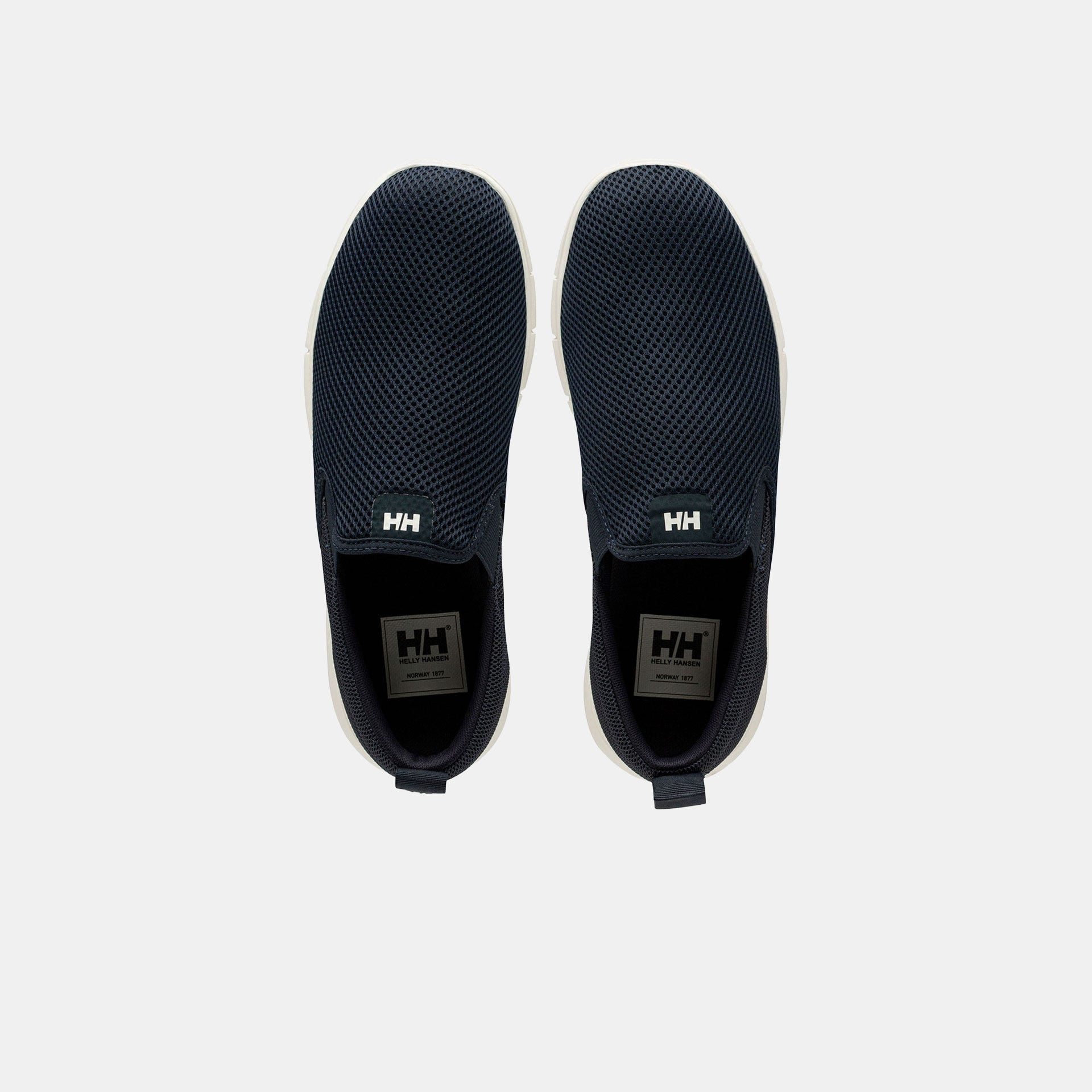 Men's Ahiga Slip-On Sailing Shoes - 597 NAVY / OFF WHITE