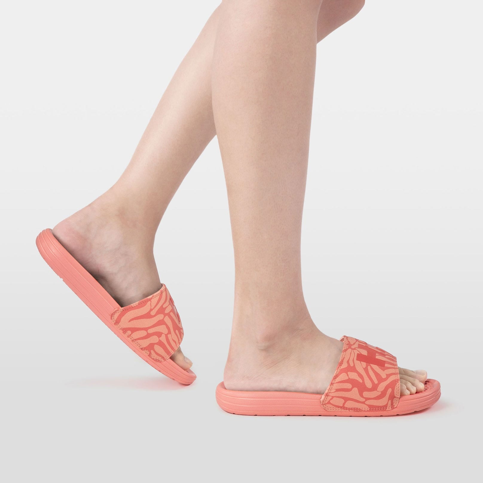 Women's H/H Slides - 066 CORAL ALMOND