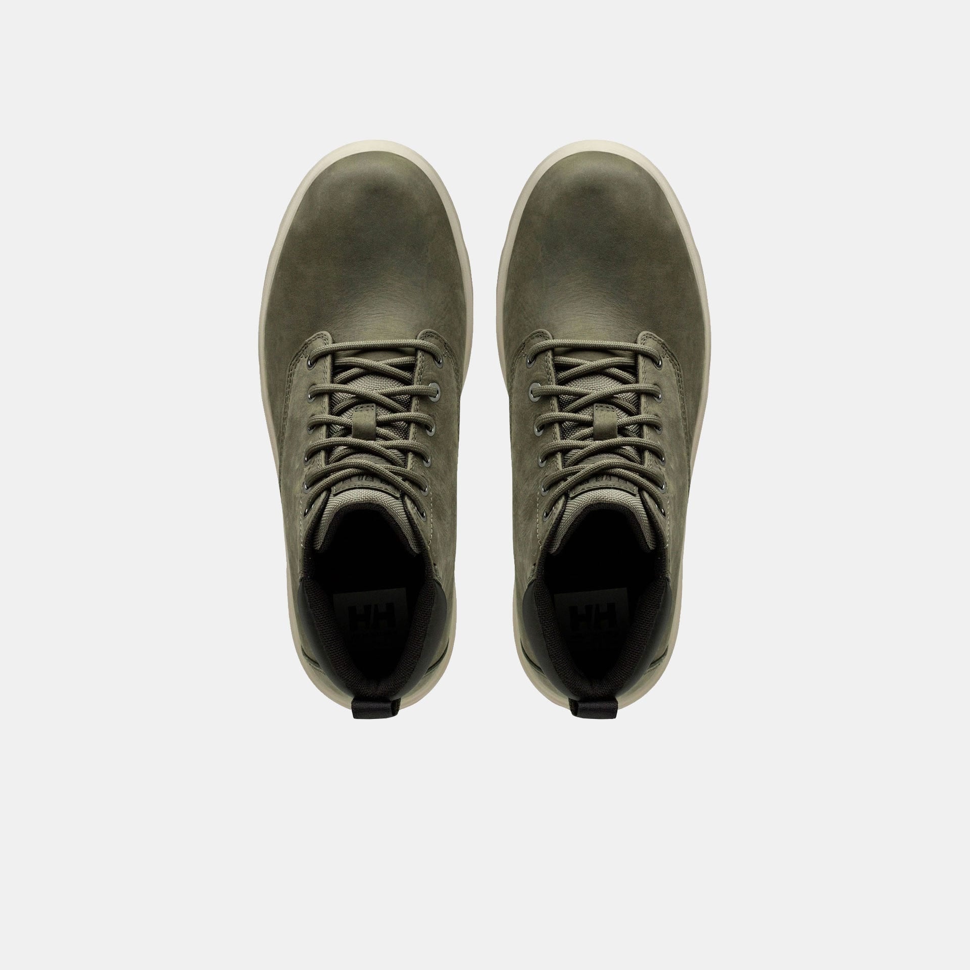 Men's Pinehurst Leather Boots - 730 BUNGEE CORD / CEMENT