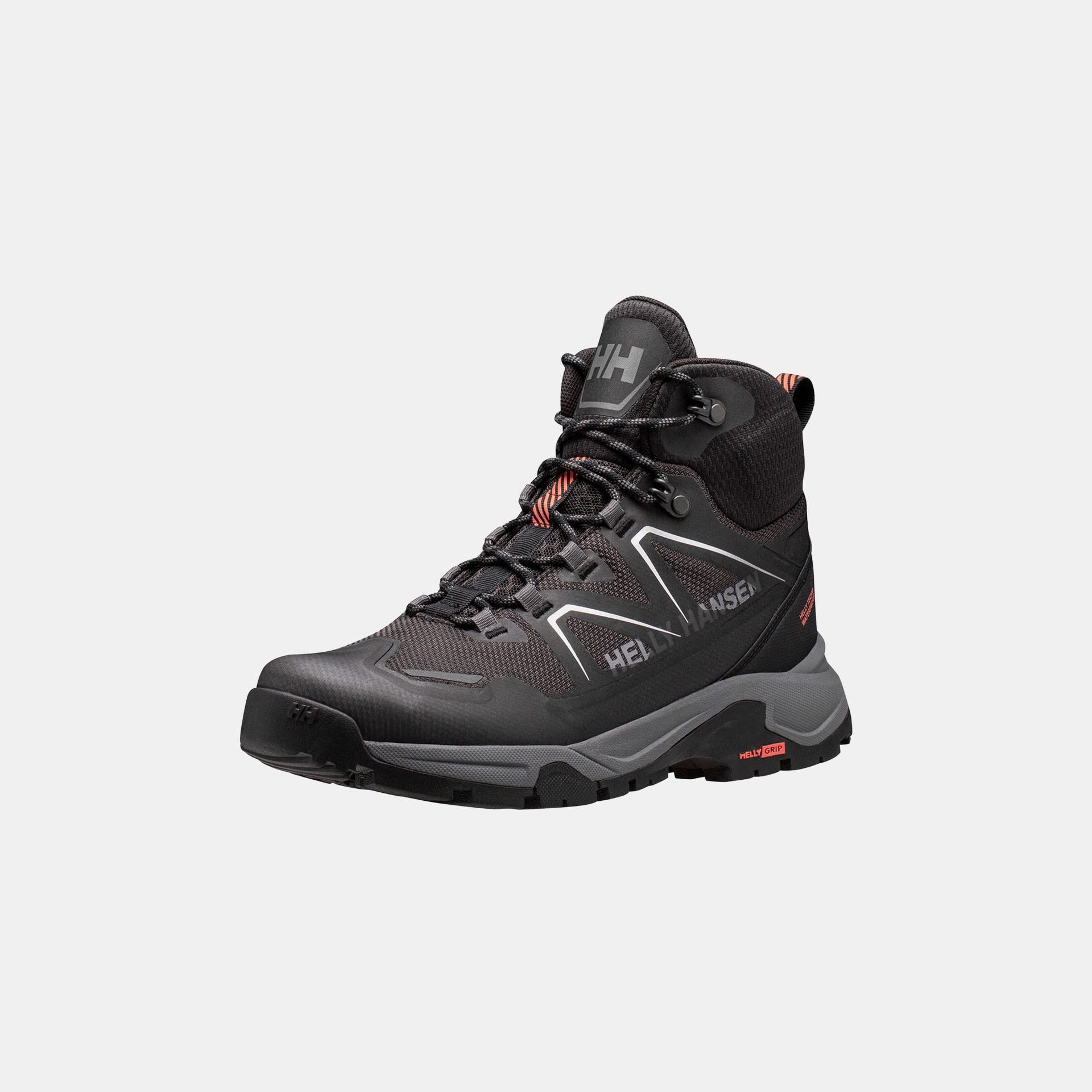 Women's Cascade HELLY TECH® Waterproof Mid Cut Hiking Boots - 990 BLACK / BRIGHT BLOOM