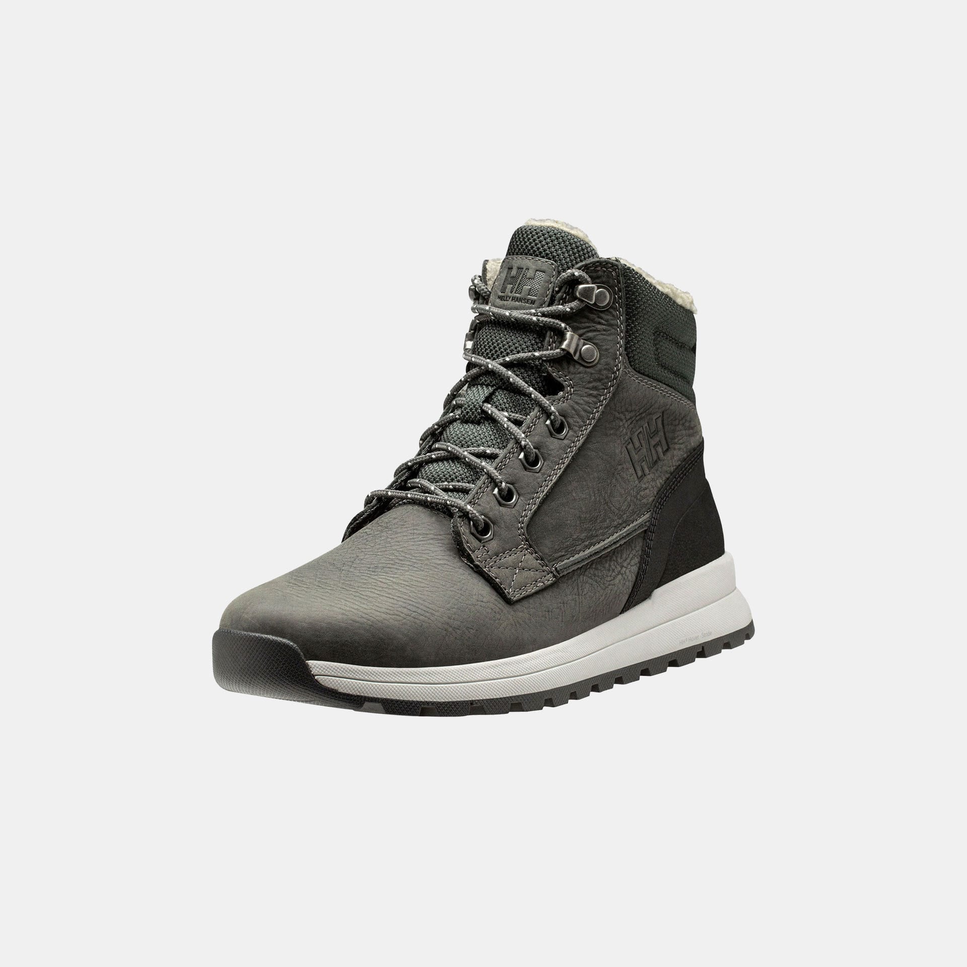 Men's Kelvin Lx Waterproof Leather Boots - 482 BELUGA / MELLOW GREY