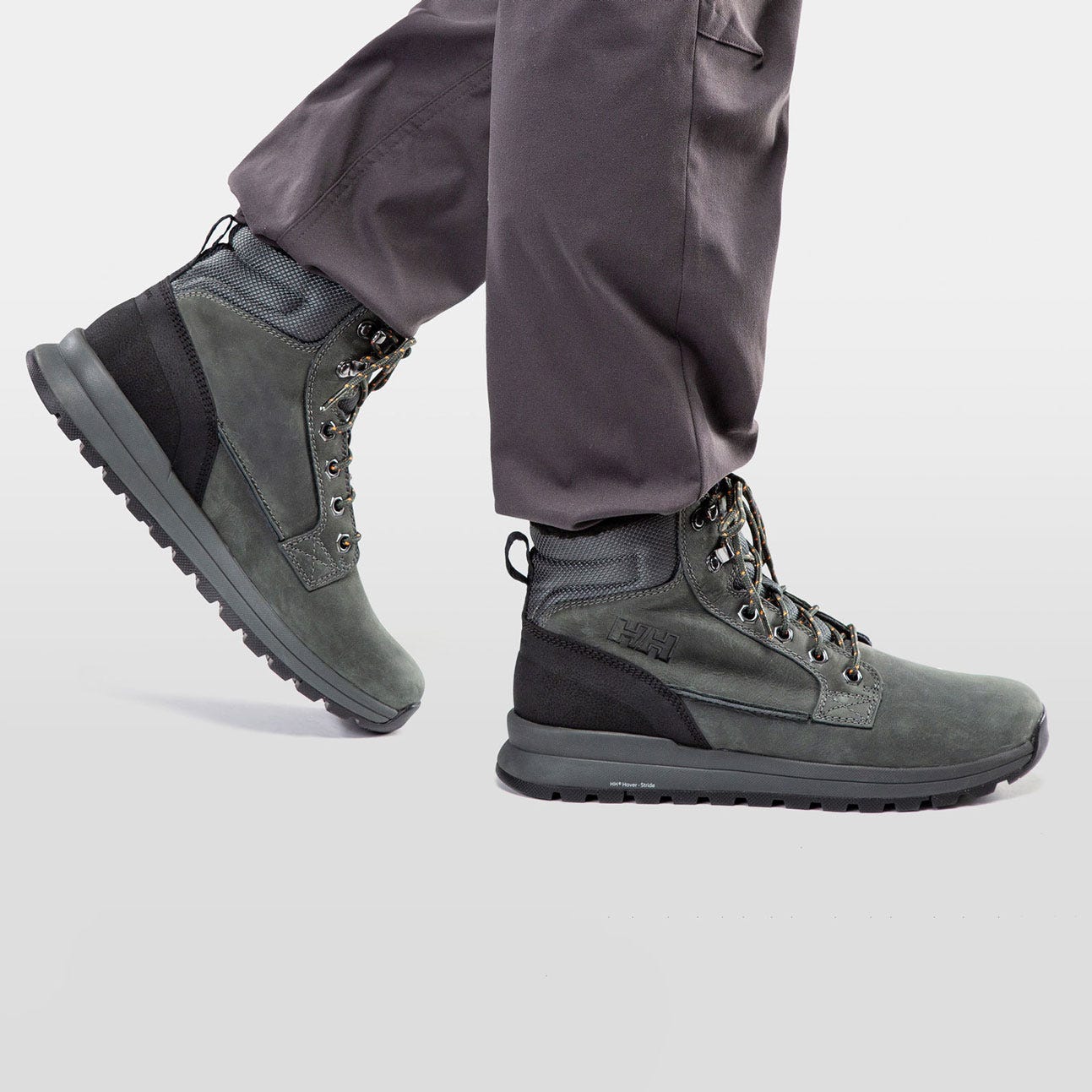 Men's Kelvin Lx Waterproof Leather Boots - 964 CHARCOAL/BL