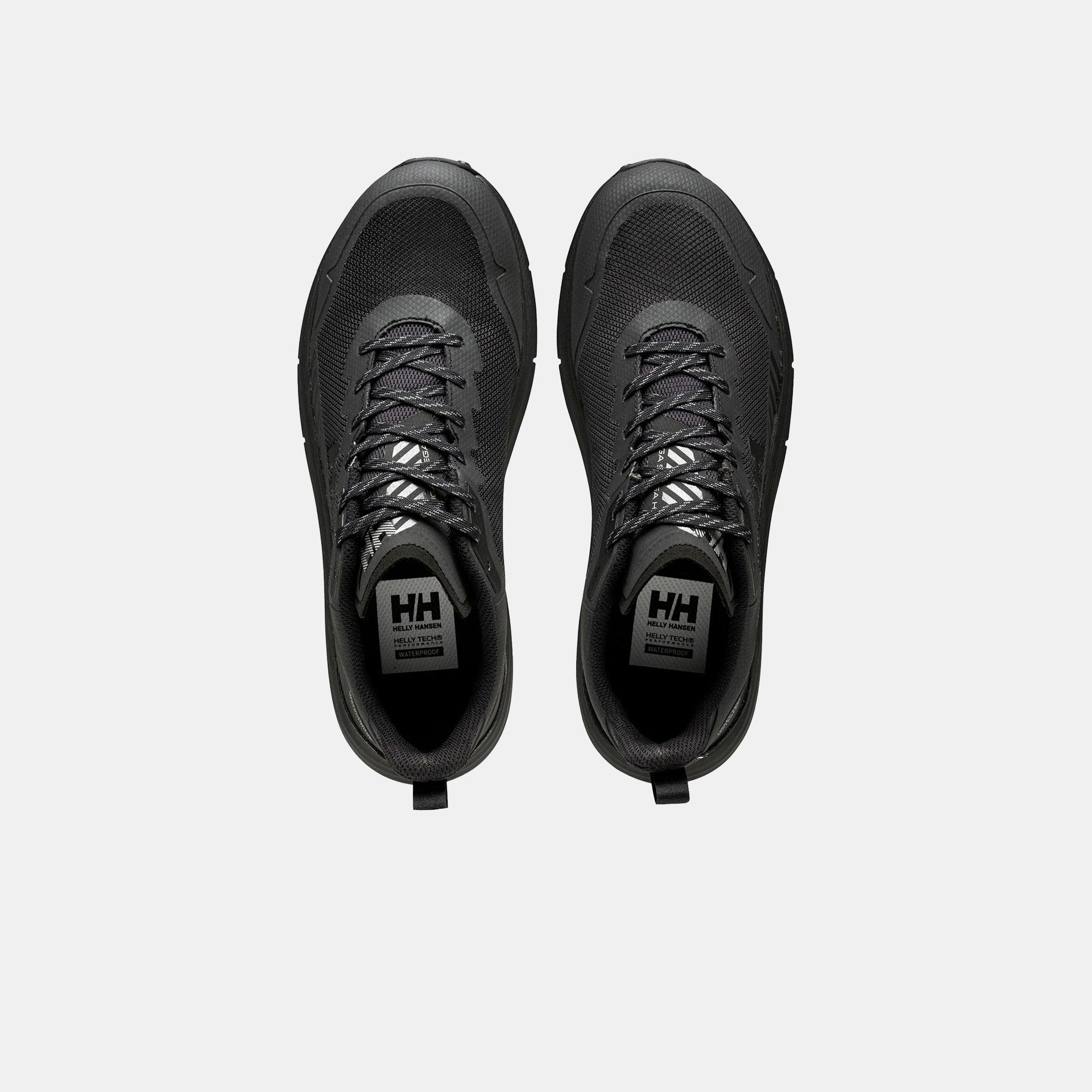 Men's Stega HELLY TECH® Waterproof Hiking Shoes - 990 BLACK / NEW LIGHT GREY