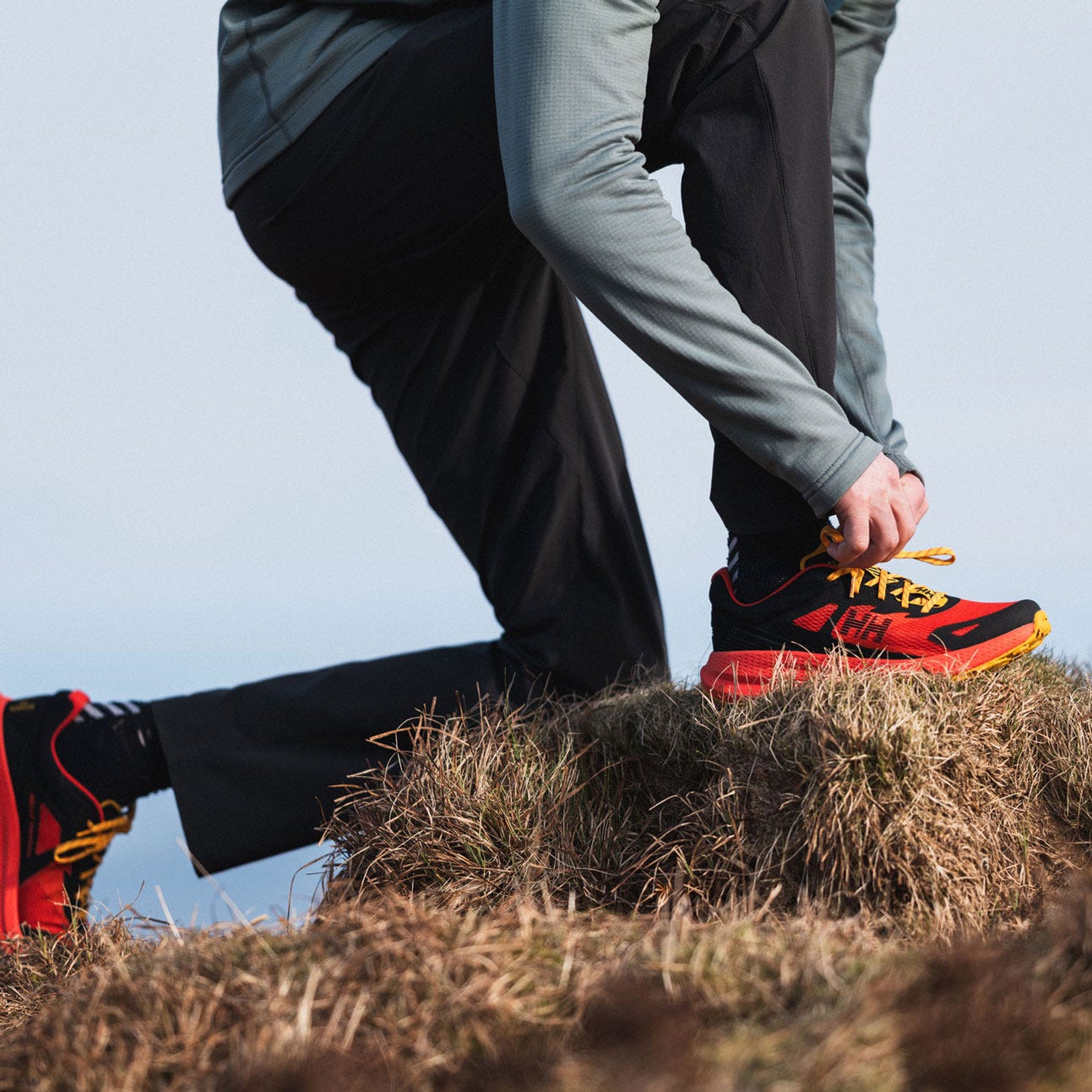 Men's Skyhawk Trail Running Shoes - 147 CHERRY TOMATO