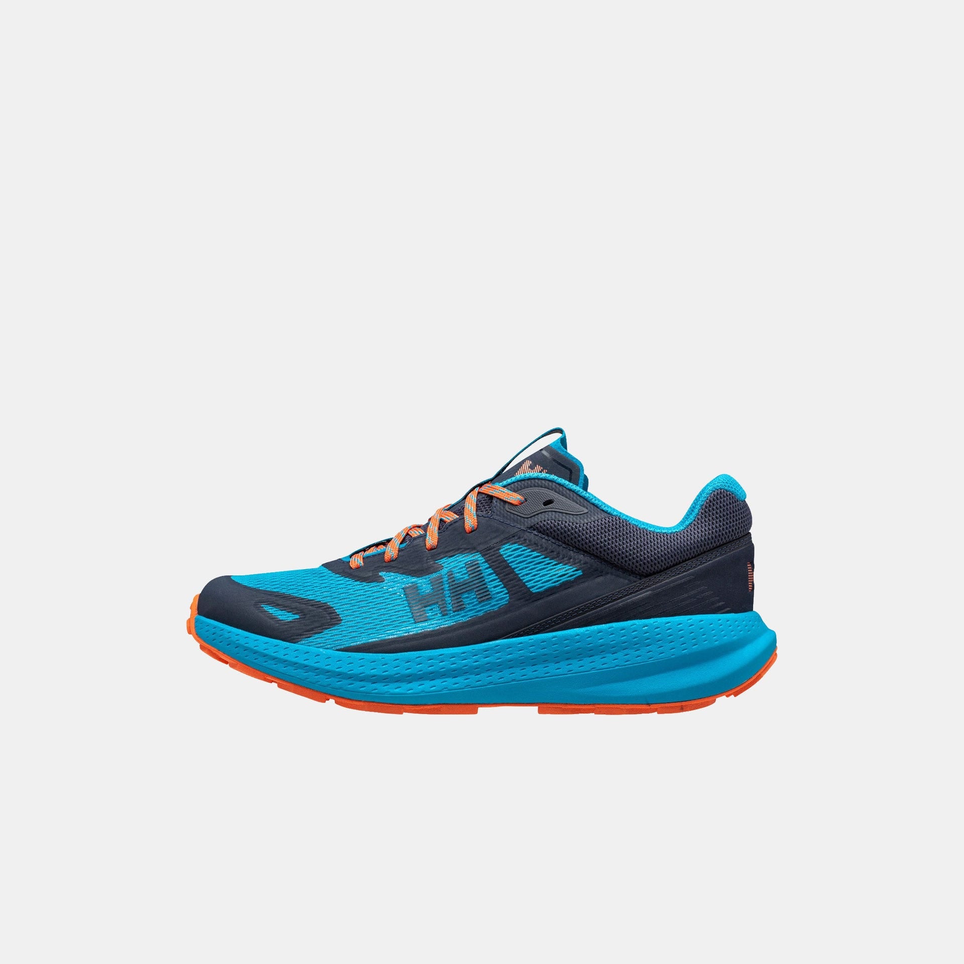 Men's Skyhawk Trail Running Shoes - 645 CYAN / BONFIRE