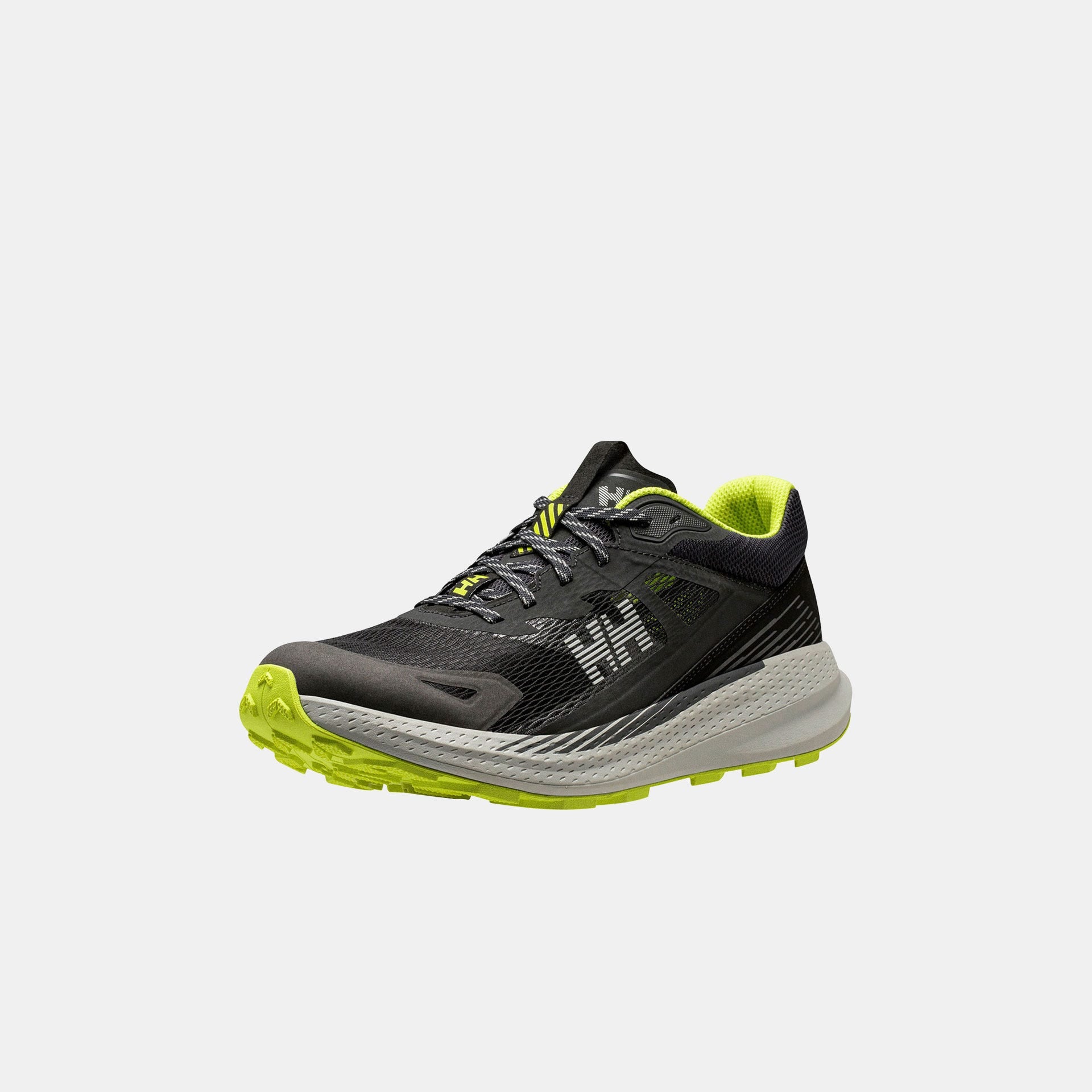 Men's Skyhawk Trail Running Shoes - 990 BLACK / LIME