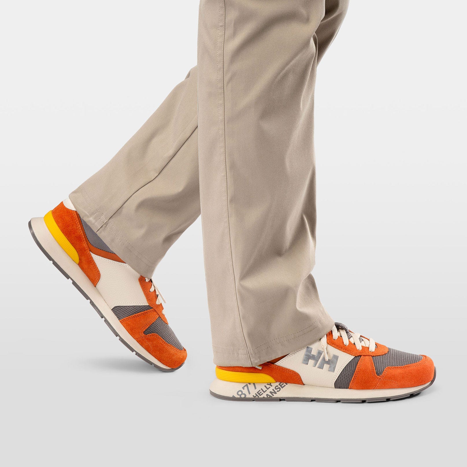 Men's Anakin Leather 2 Sneaker - 312 BURNT ORANGE / CREAM