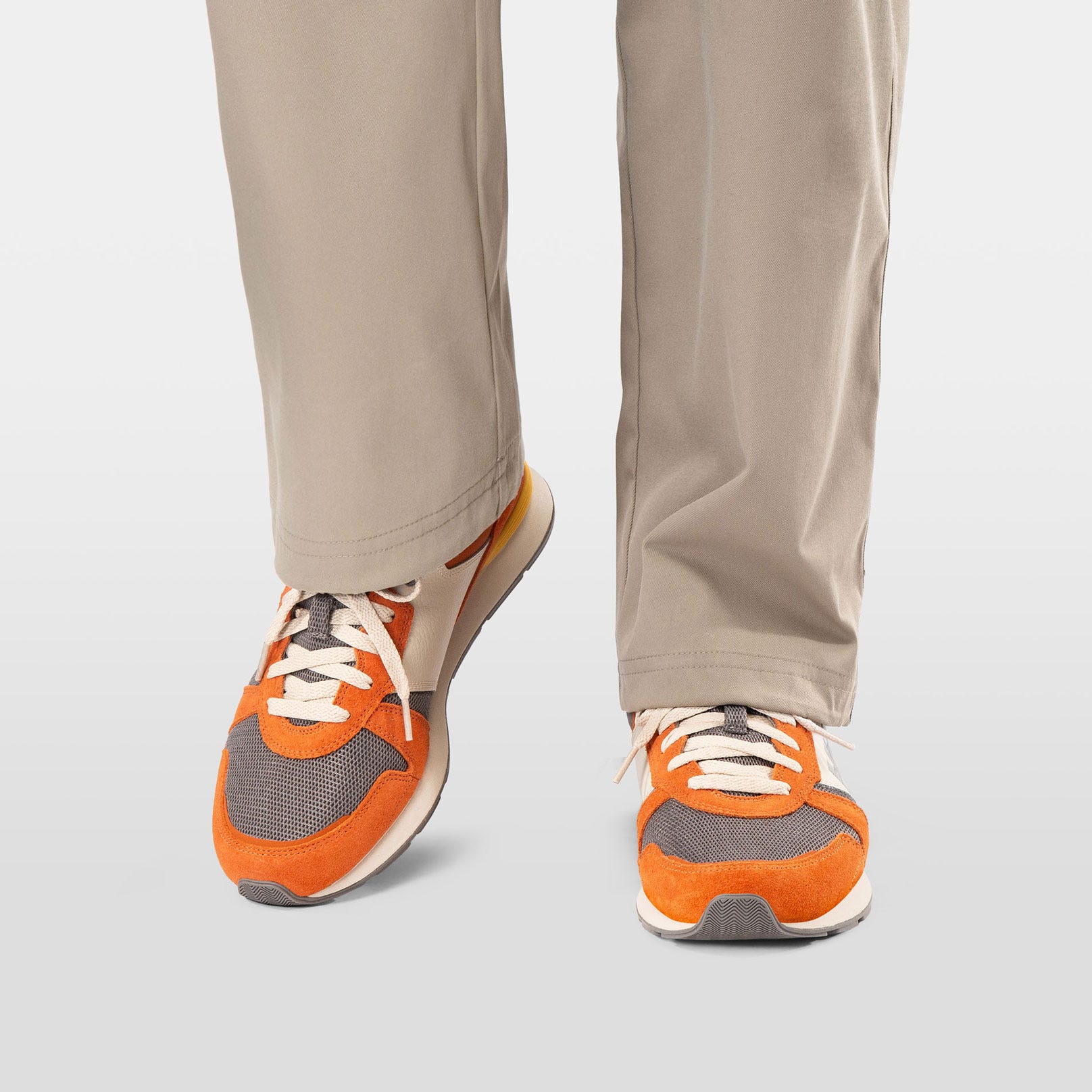 Men's Anakin Leather 2 Sneaker - 312 BURNT ORANGE / CREAM
