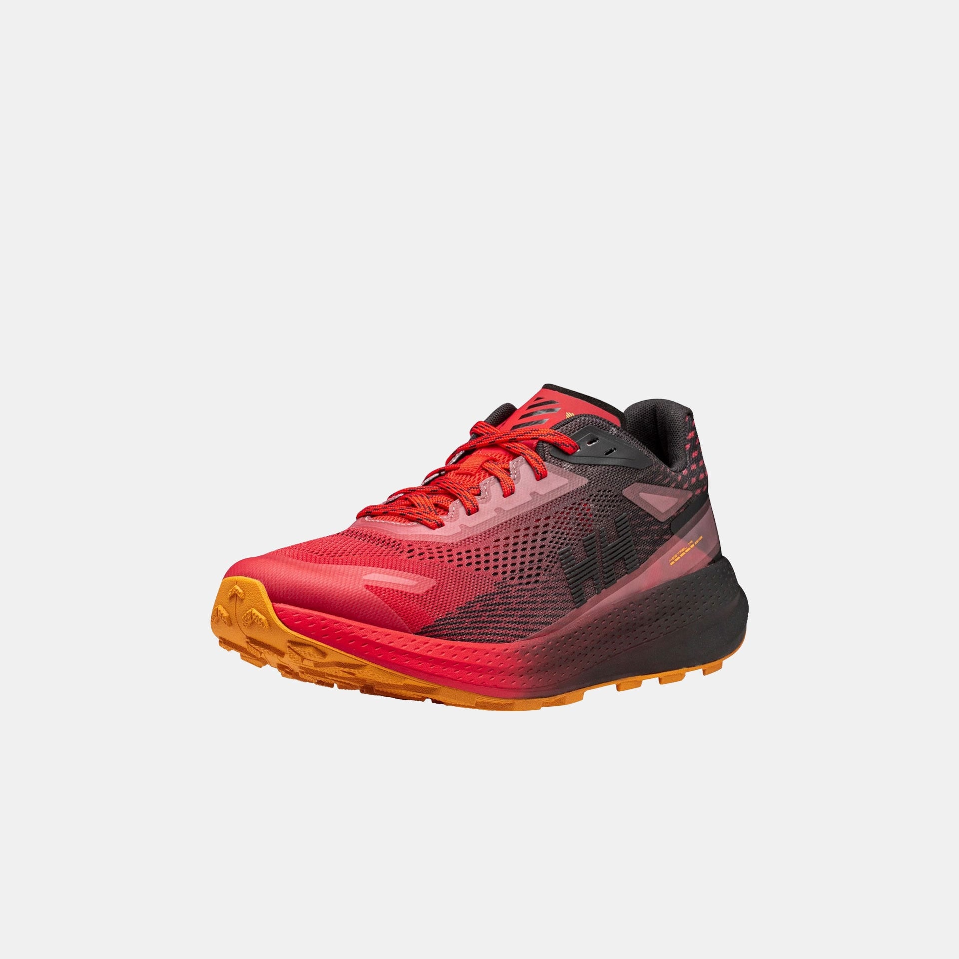 Men's Kestrel Trail Running Shoes - 222 ALERT RED / CYAN