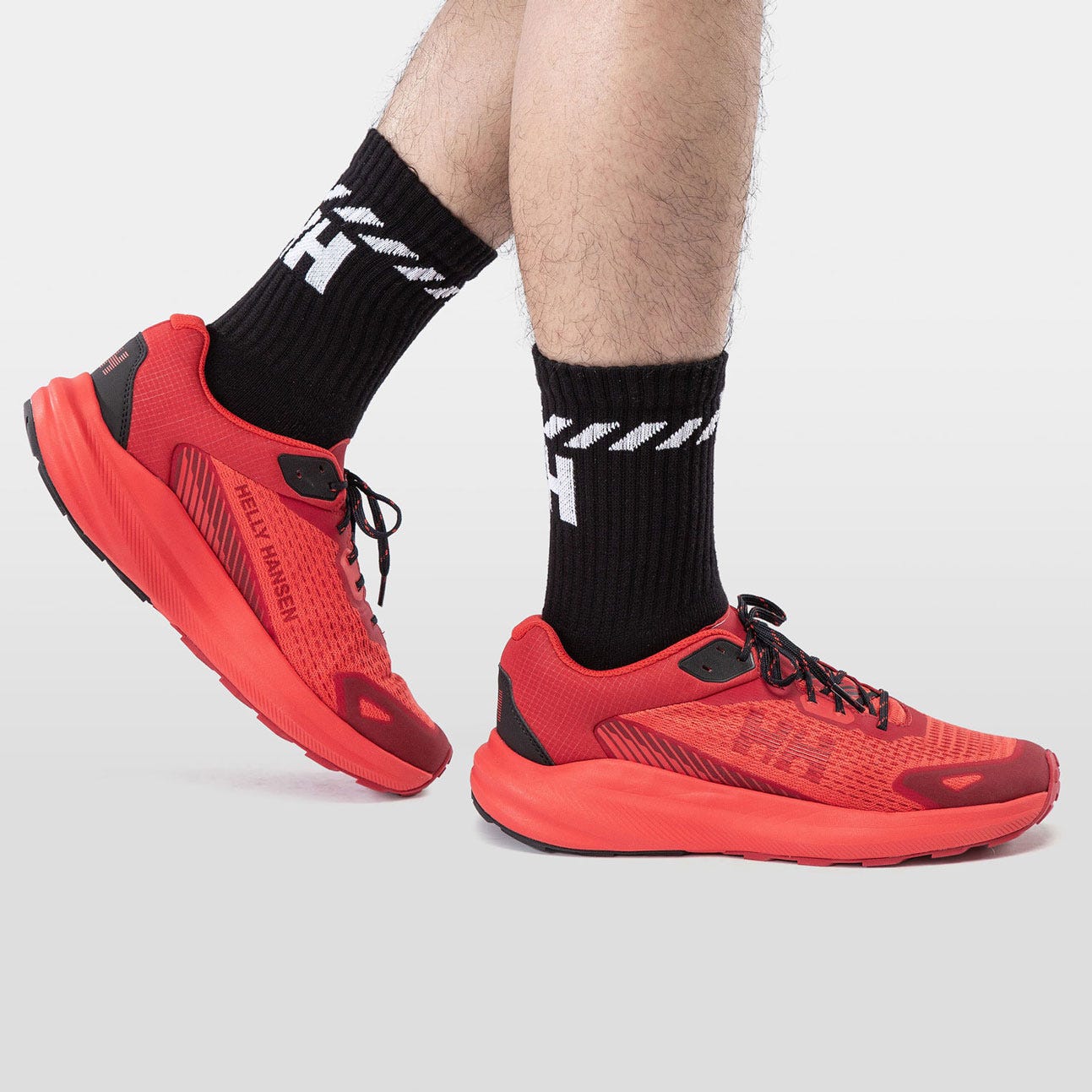 Men's Buzzard Trail Runner Shoes - 162 RED / ALERT RED