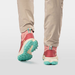 Women's AWE Hiker Mid HELLY TECH® Boots - 057 PINK SALT / LAGOON