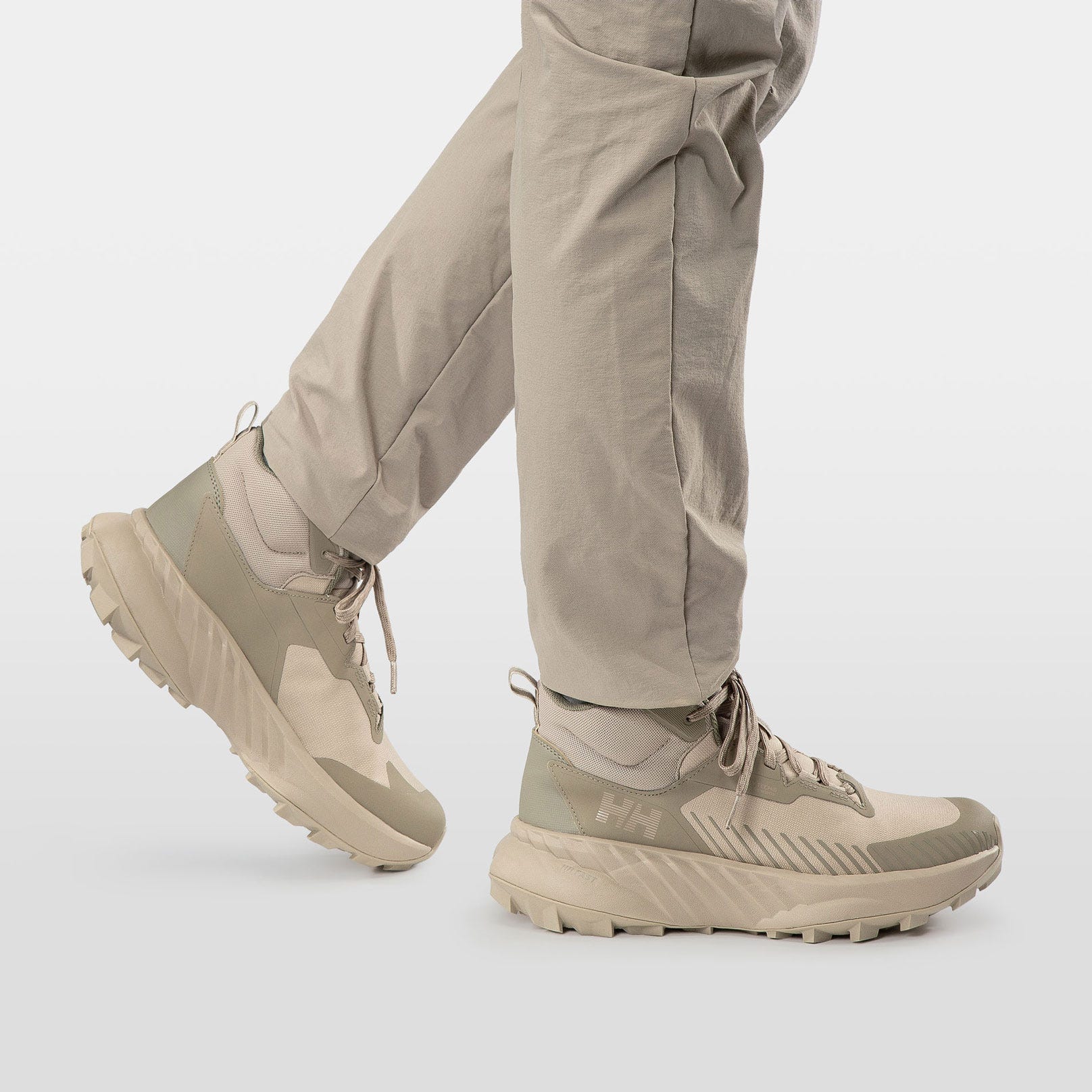 Women's AWE Hiker Mid HELLY TECH® Boots - 068 HH KHAKI / PEBBLE
