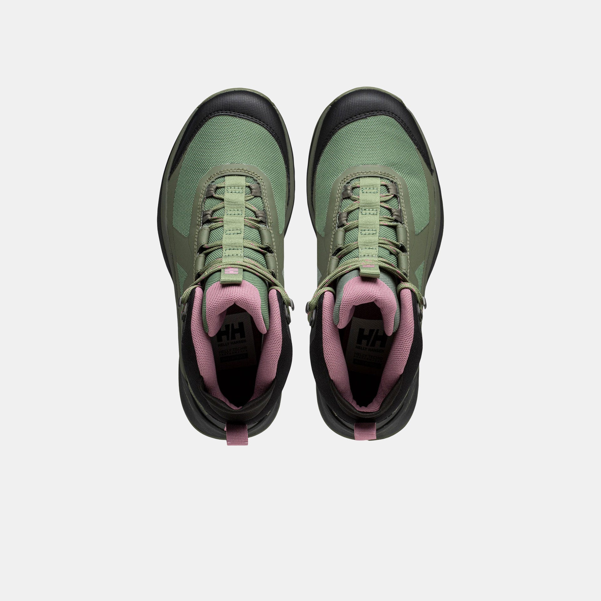 Women’s Cascade Mid V2 HELLY TECH® Hiking Shoes - 421 LAV GREEN / BELUGA