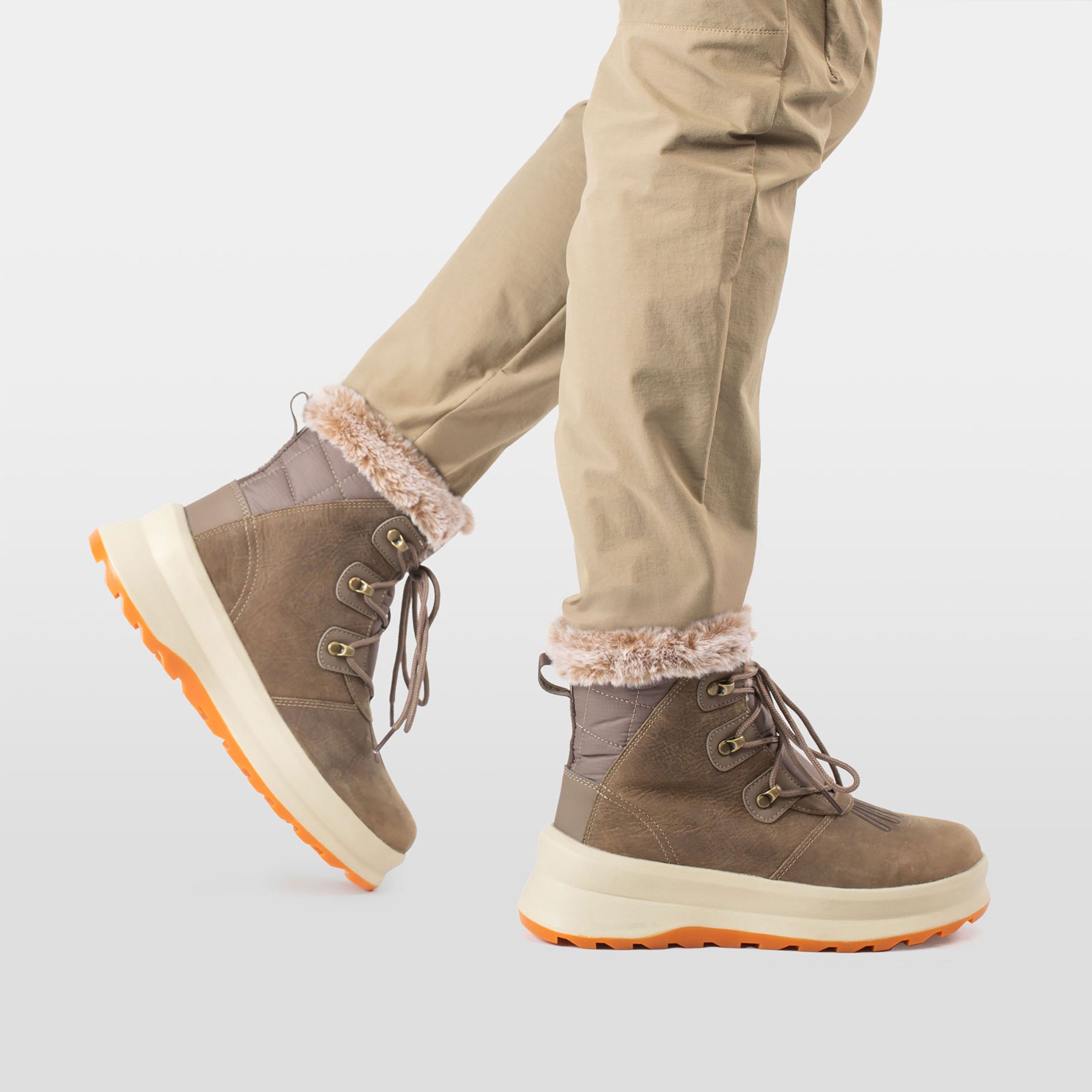 Women’s Garibaldini Winter Boots - 758 PEBBLE / CA