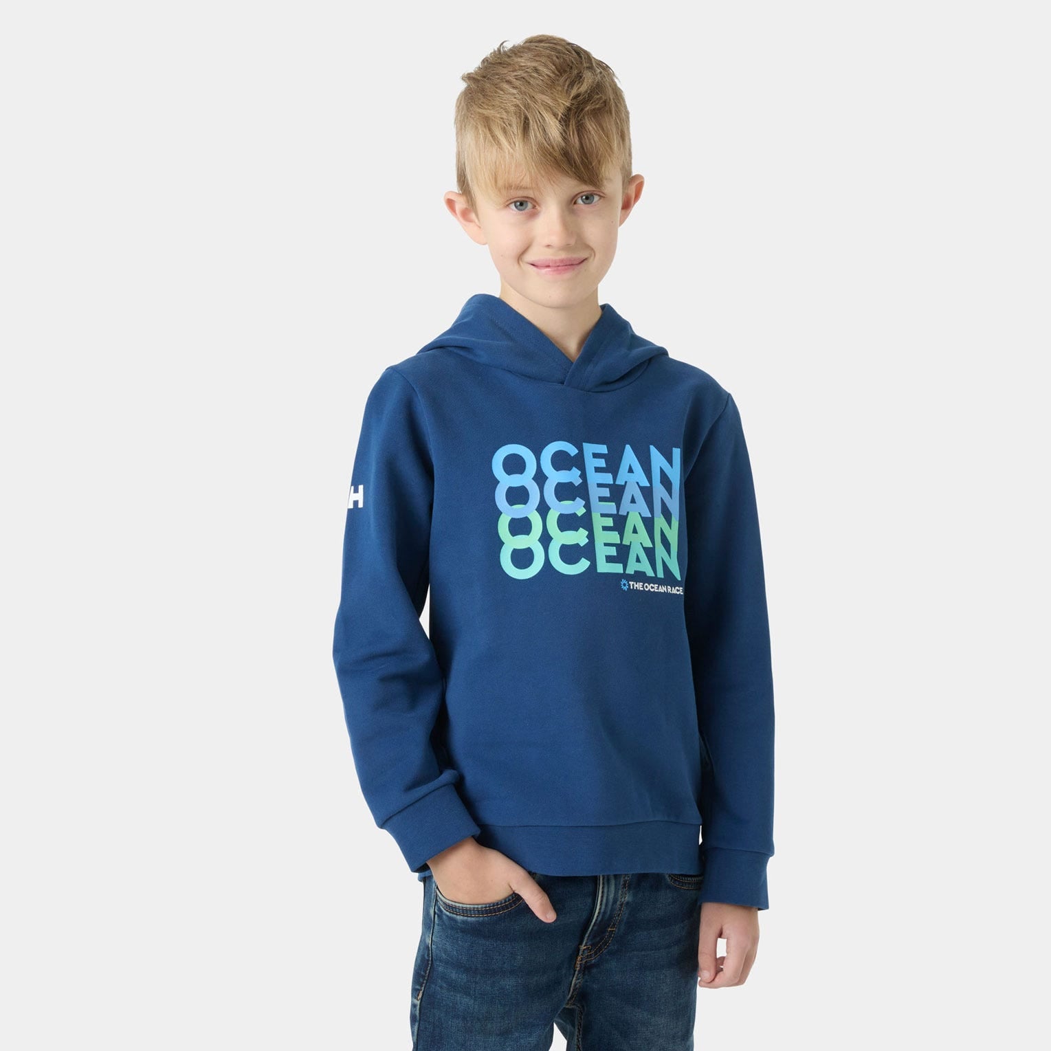 Kids' The Ocean Race Hoodie - 508 DARK BLUE J