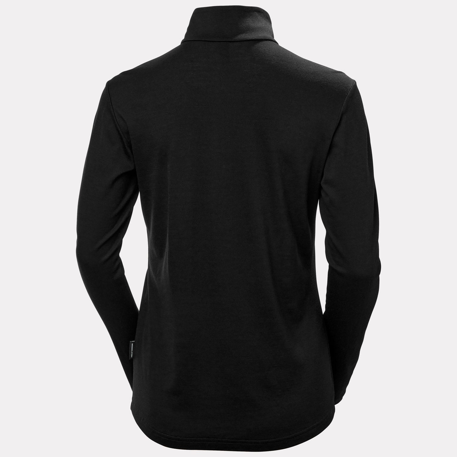 Women’s HH Merino Half-Zip Base Layer - 990 BLACK