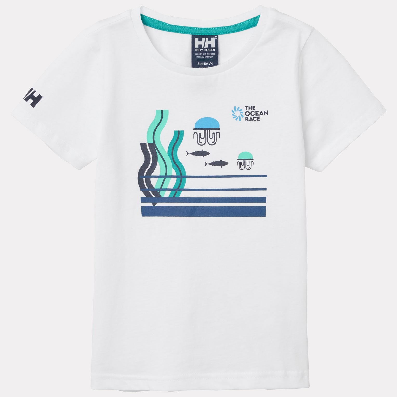 Kids' The Ocean Race T-Shirt - 001 WHITE